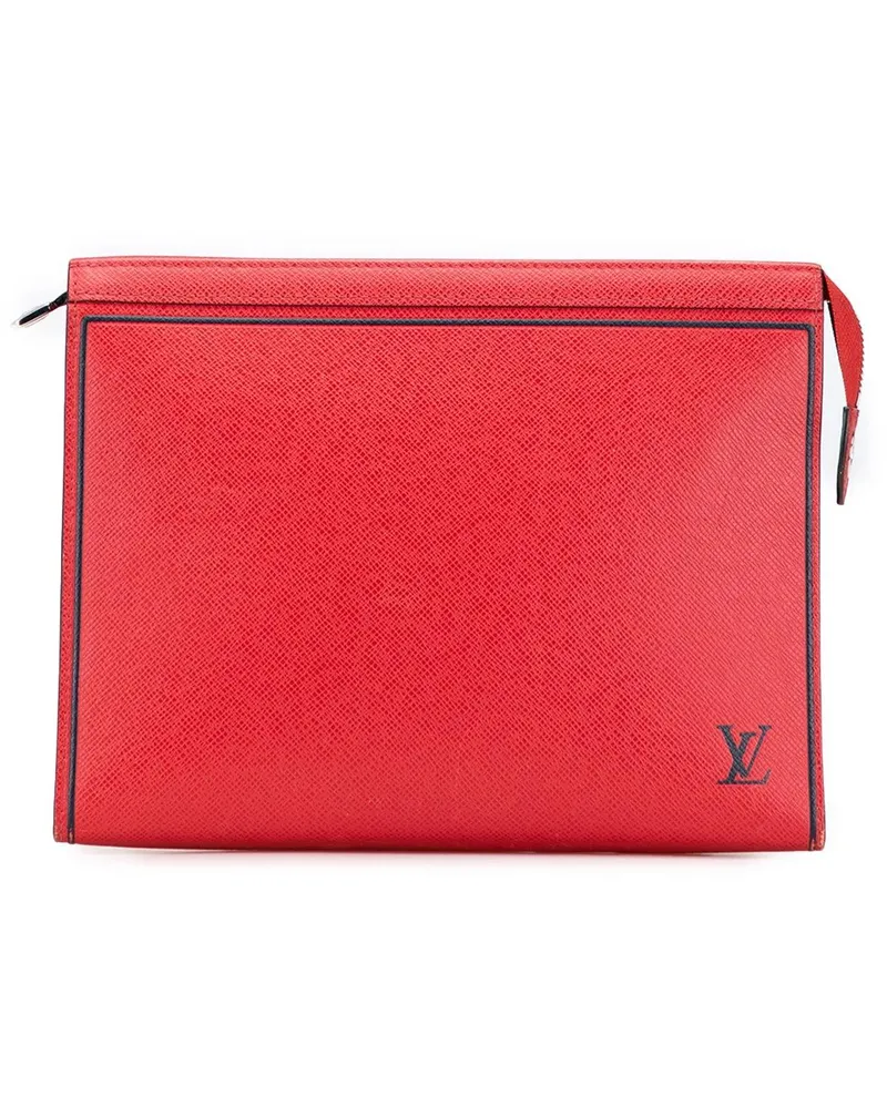 Louis Vuitton Clutches Taiga Pochette Voyage MM rot Rot