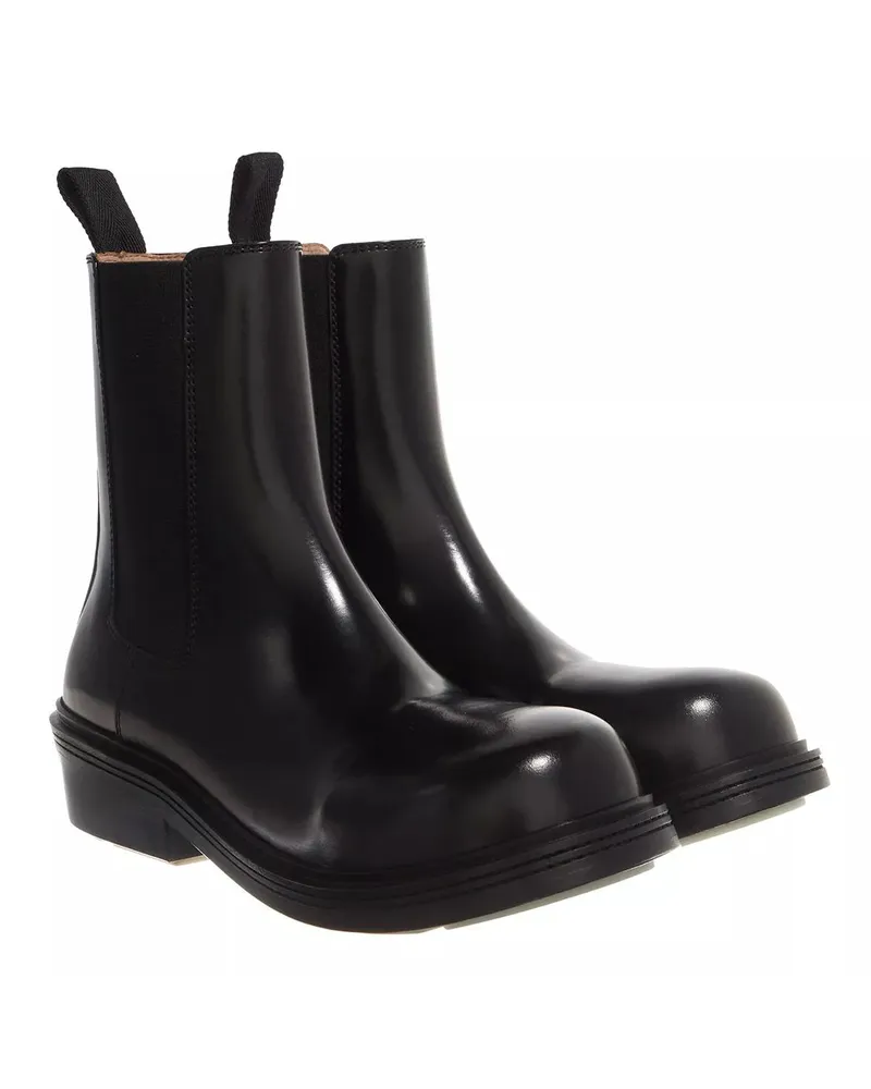 Bottega Veneta Boots & Stiefeletten Fireman Chelsea Ankle Boot Schwarz