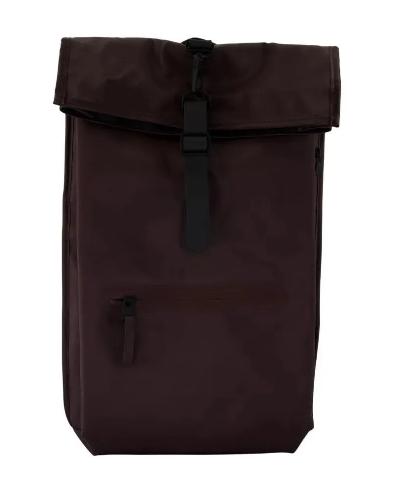 RAINS Rucksäcke Rolltop Rucksack W3 Backpack - Synthetic - Burgund rot Rot