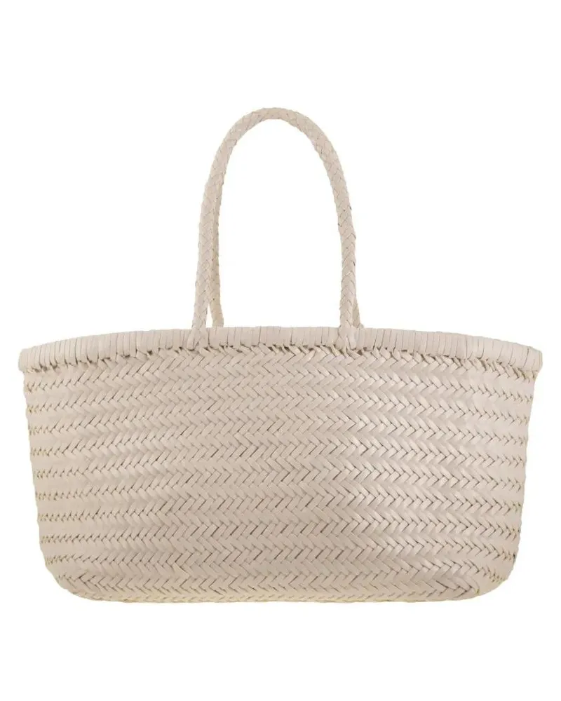 Dragon Diffusion Shopper & Totes Bamboo Triple Jump Big - Woven Leather Bag beige Beige