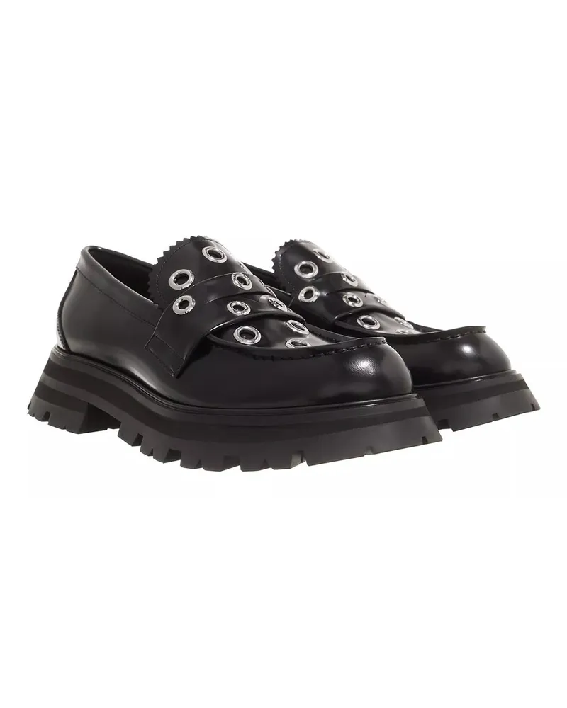 Alexander McQueen Loafer Loafers Leather schwarz Schwarz