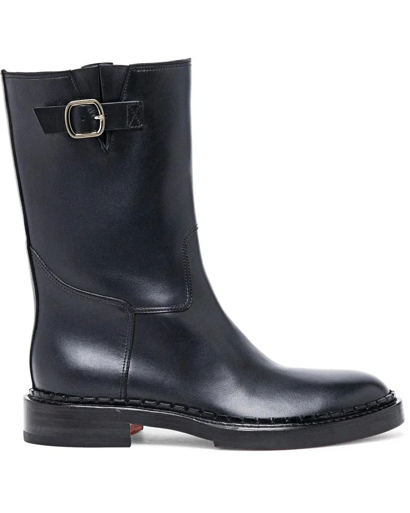 Santoni Stiefel Women's leather boot weiß Weiß