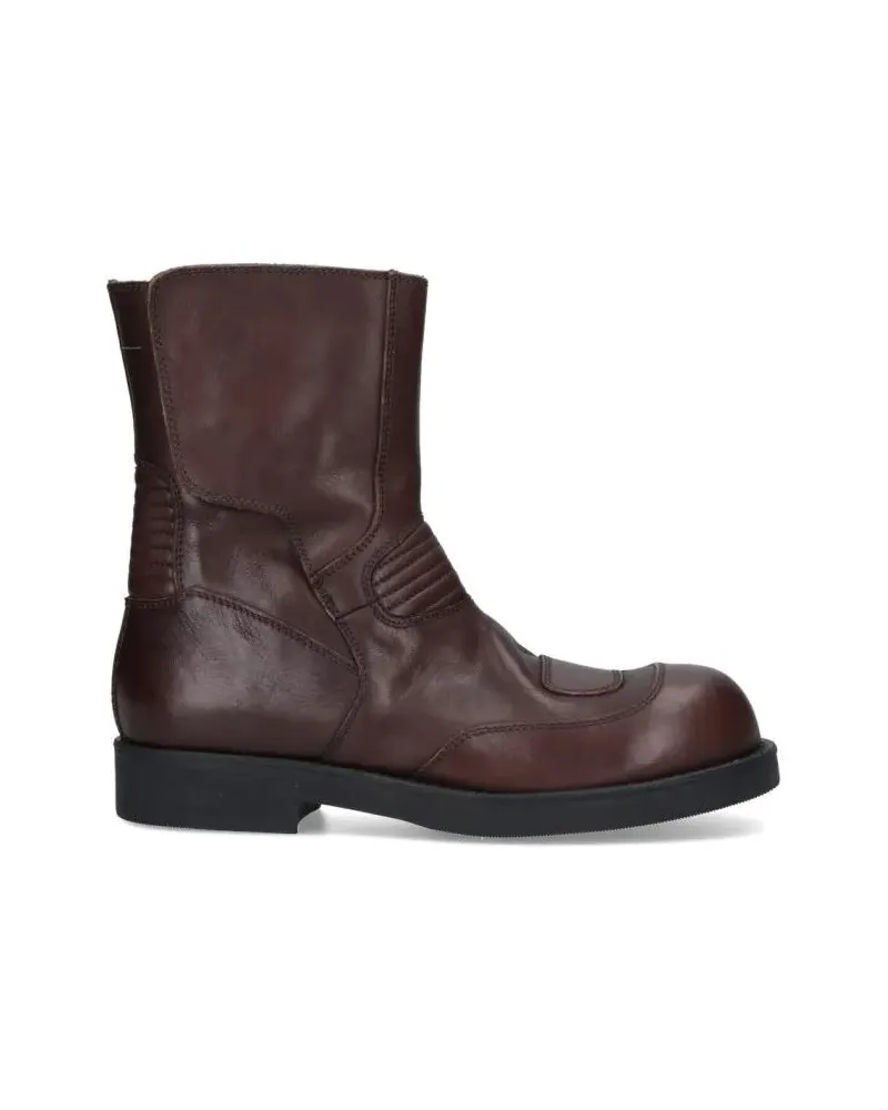 Maison Margiela Stiefel "Biker" Boots – Brown braun Braun