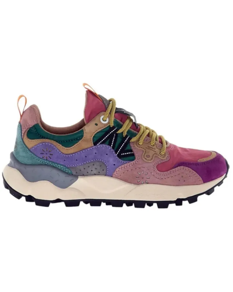 Flower MOUNTAIN Low-Top Sneaker Sneakers Fuchsia rosa Gold