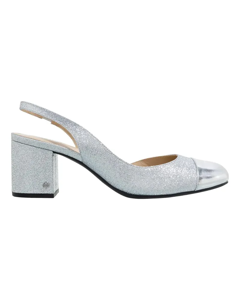 Michael Kors Hohe Schuhe Perla Flex Sling Pump silberfarben 