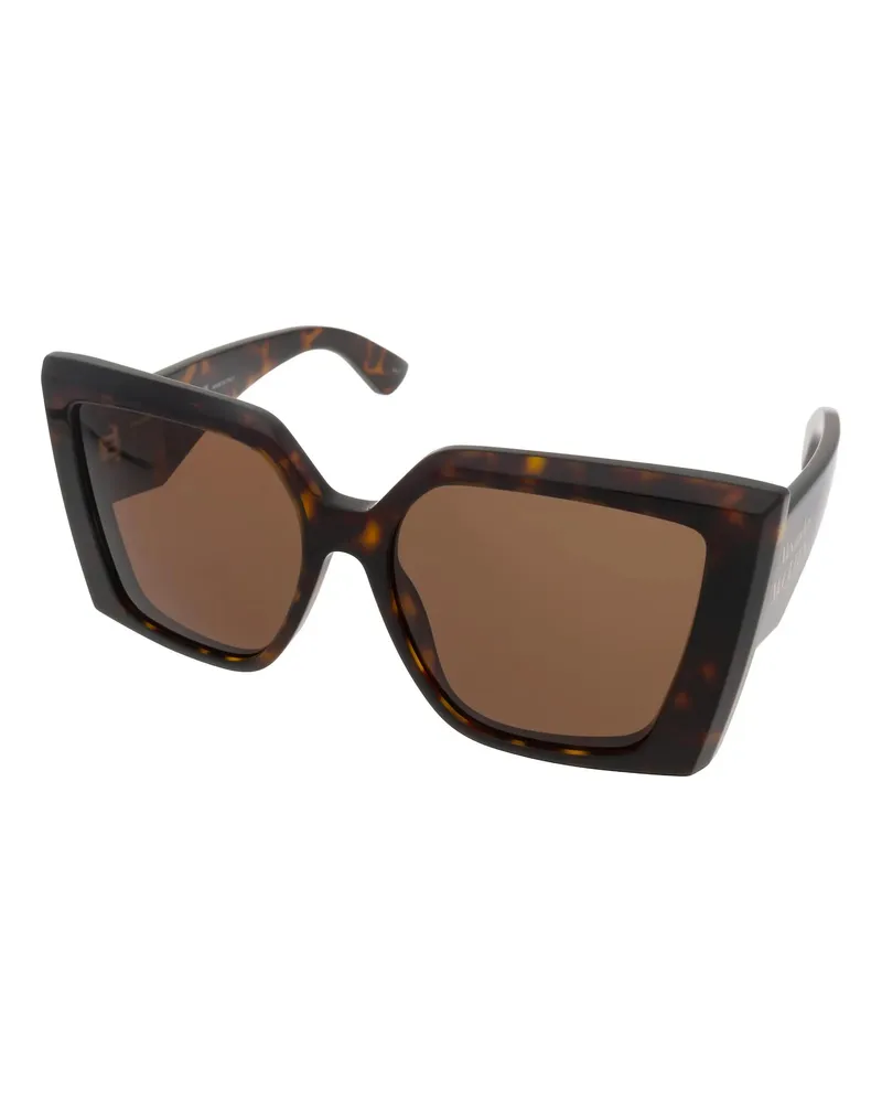 Alexander McQueen Sonnenbrille  brown Braun