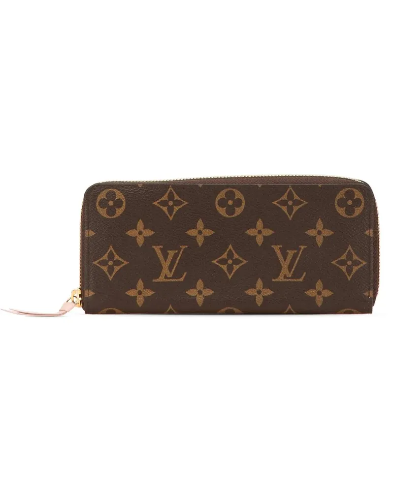 Louis Vuitton Portemonnaie Monogram Clemence Long Wallet braun Braun