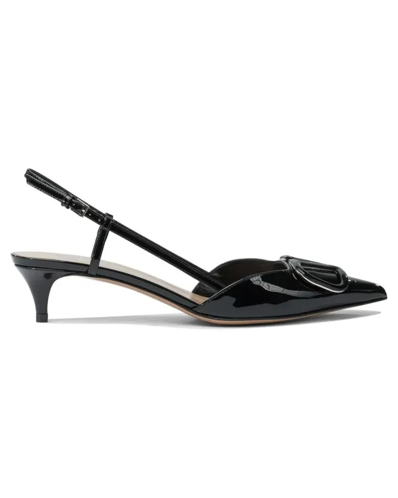 Valentino Garavani Hohe Schuhe "Vlogo Signature" Slingback 40 Mm schwarz Schwarz