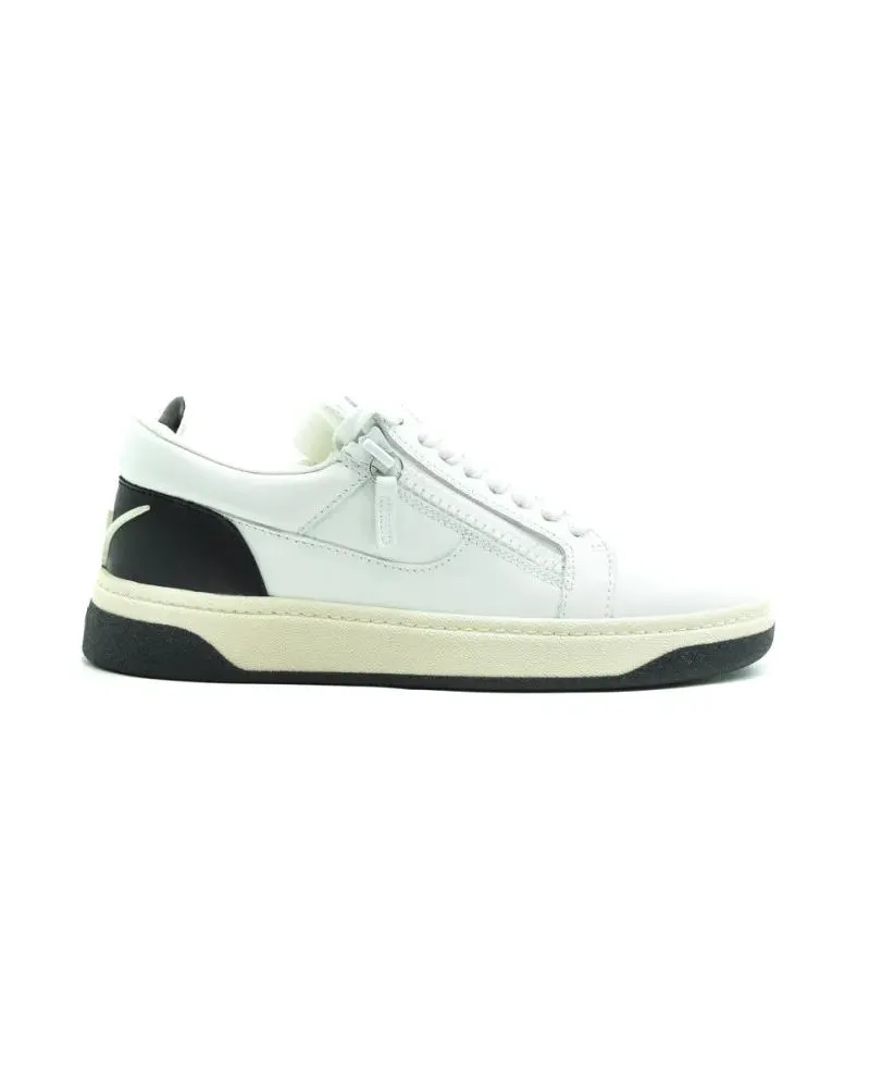 Giuseppe Zanotti Low-Top Sneaker White Leather Sneakers weiß Weiß