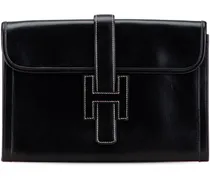 Clutches Box Calf Jige 29 schwarz