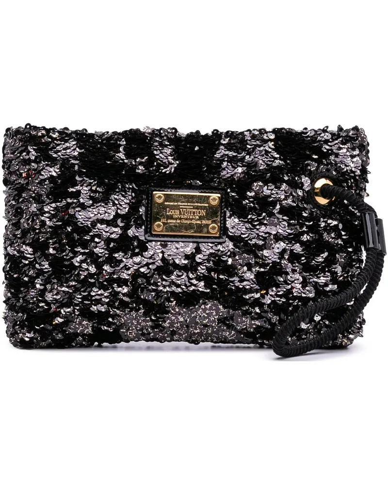 Louis Vuitton Clutches Sequins Rococo Pochette schwarz Schwarz