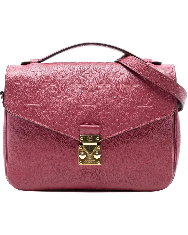 Louis Vuitton Hobo Bags Monogram Empreinte Pochette Metis rosa Gold