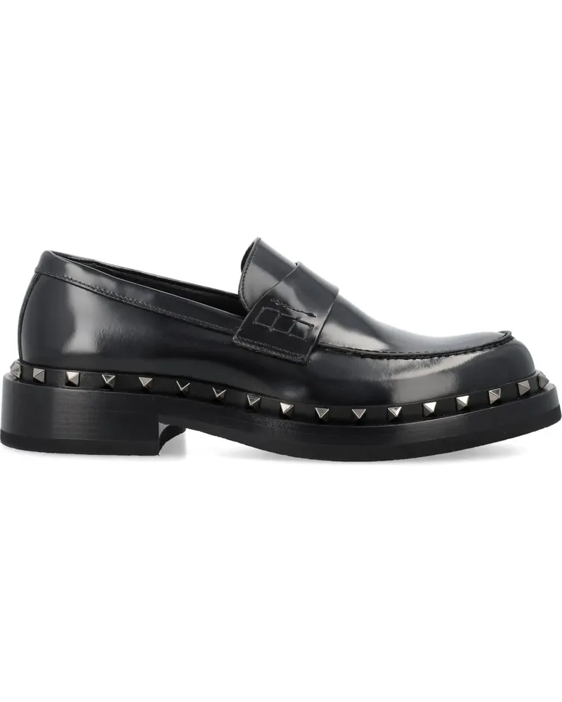 Valentino Garavani Loafer Rockstud M-Way Loafers schwarz Schwarz