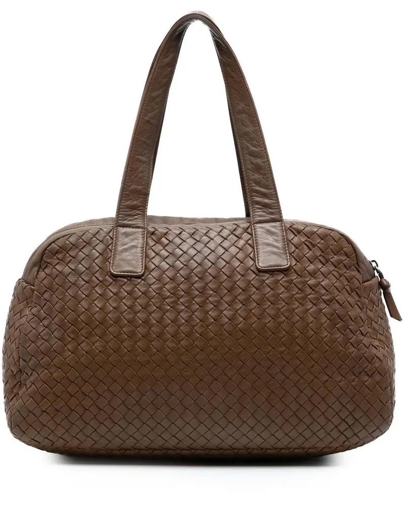 Bottega Veneta Hobo Bags Nappa Intrecciato Shoulder Bag braun Braun