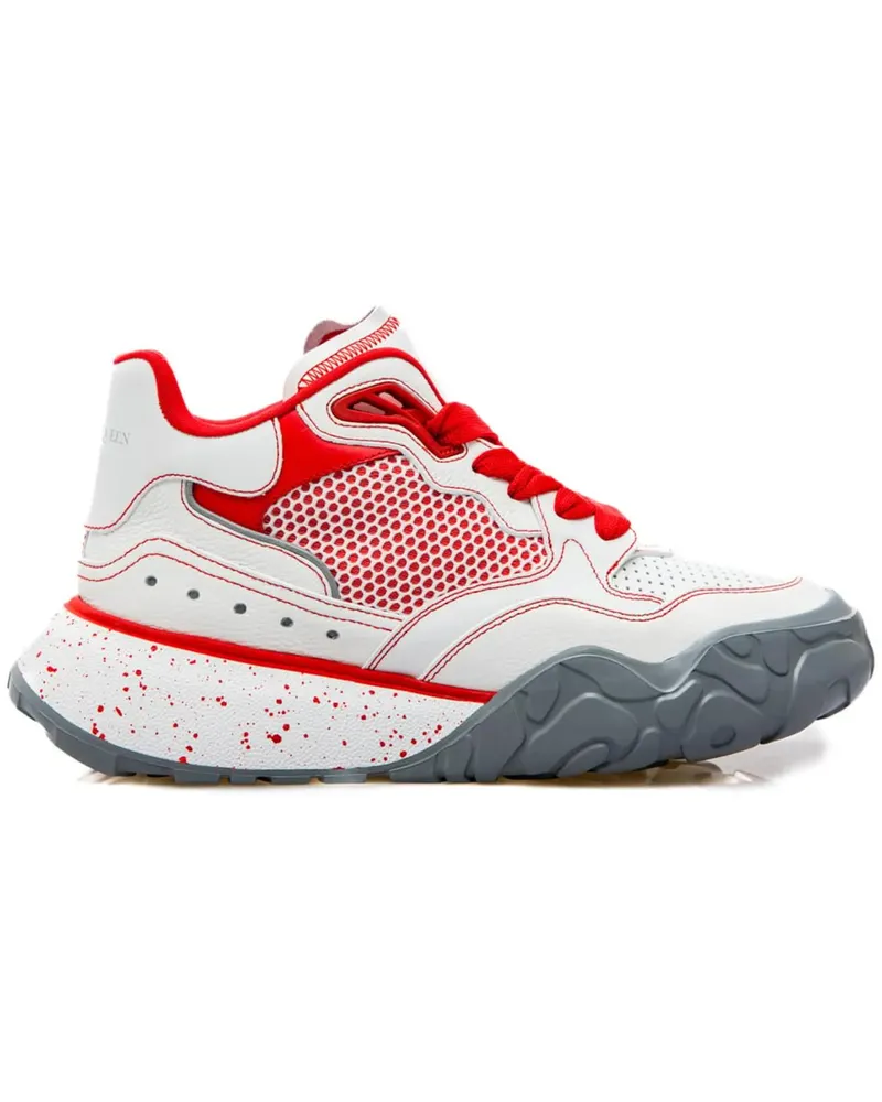 Alexander McQueen Low-Top Sneaker Court Trainer Chunky Sneakers weiß Weiß