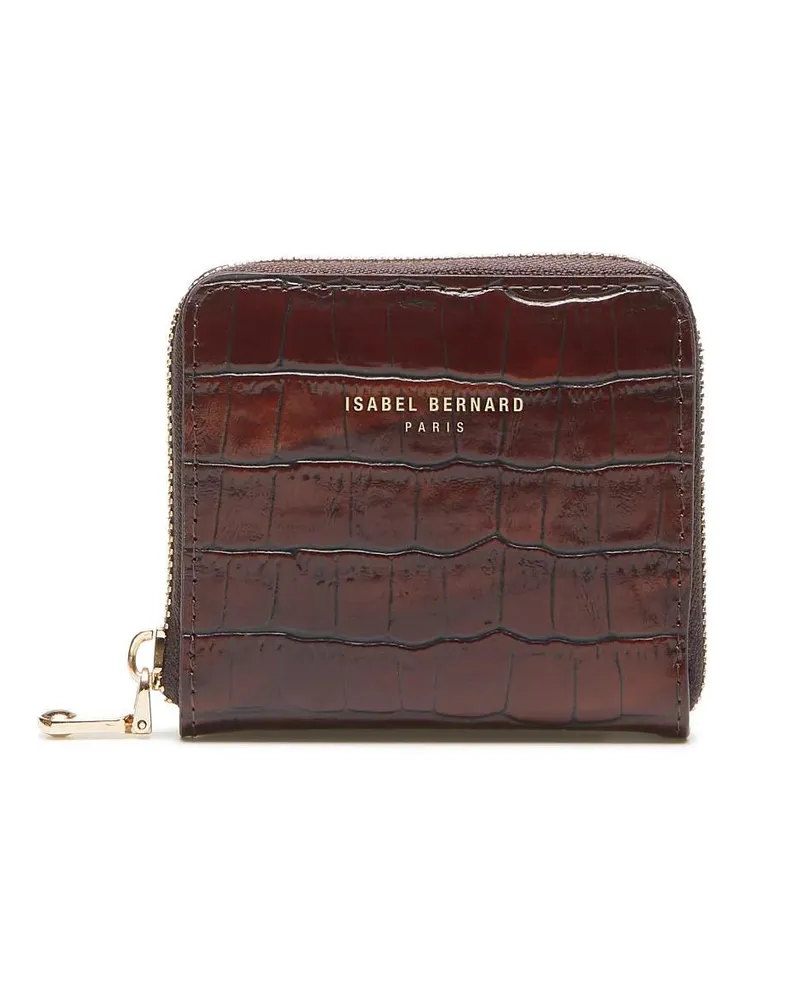 Isabel Bernard Portemonnaie Honoré Jules Tabaca Croco Wallet braun Braun