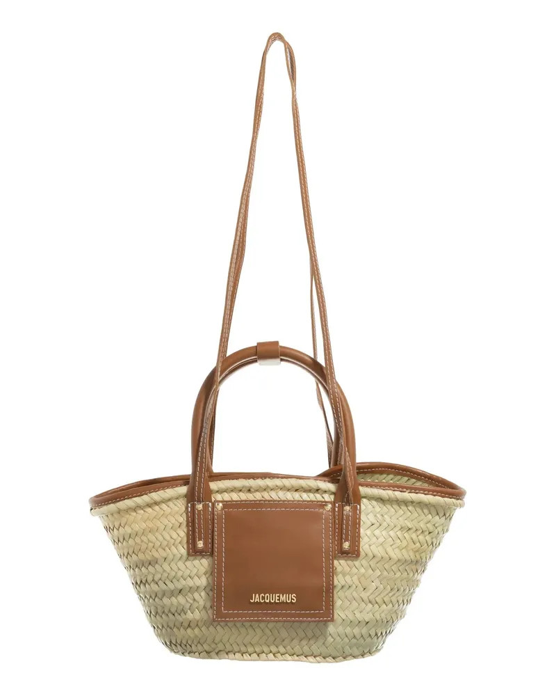 Jacquemus Beuteltaschen Straw Bucket Bag beige Beige