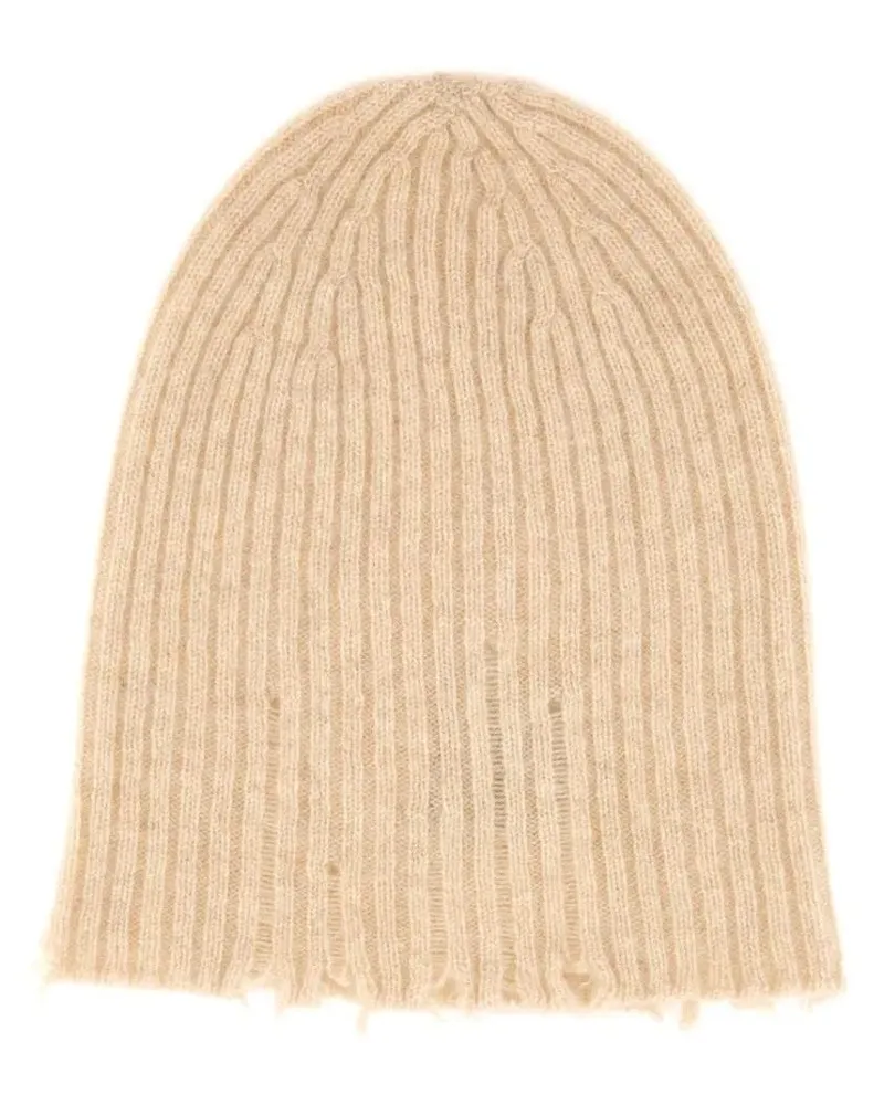 Uma Wang Caps & Mützen Cashmere Beanie beige Beige