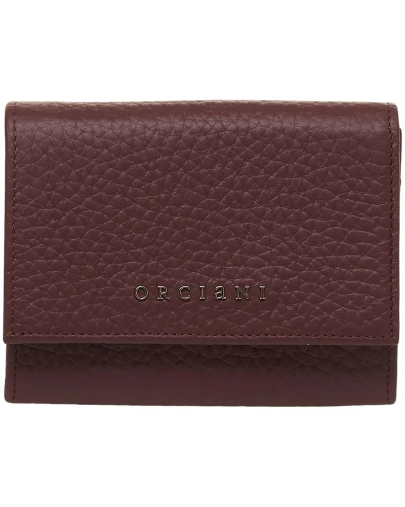 Orciani Portemonnaie Grained leather wallet bunt Bunt