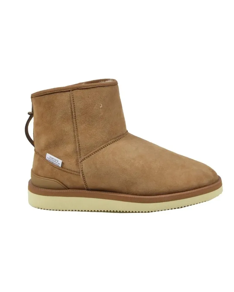 SUICOKE Stiefel Suede Ankle Boots With Fur Lining braun Braun