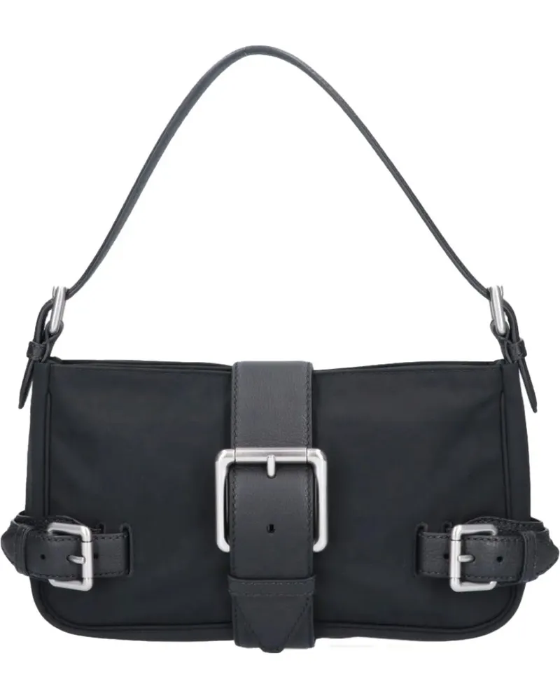 Bottega Veneta Crossbody Bags Buckle Misc Medium Shoulder Bag schwarz Schwarz