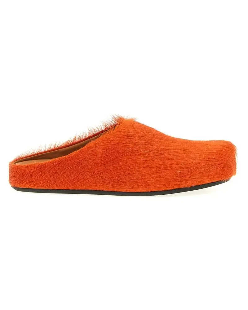 Marni Loafer Sabot 'Fussbett' orange Orange