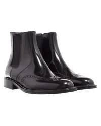 Saint Laurent Boots & Stiefeletten Patent Leather Ankle Boots Schwarz