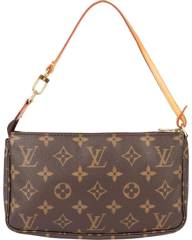 Louis Vuitton Crossbody Bags  Canvas Monogram Pochette Accessoire braun Braun
