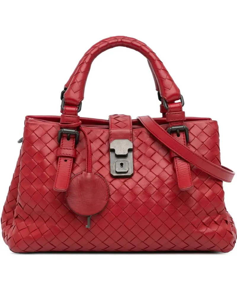 Bottega Veneta Hobo Bags 2012-2024 Small Intrecciato Roma rot Rot