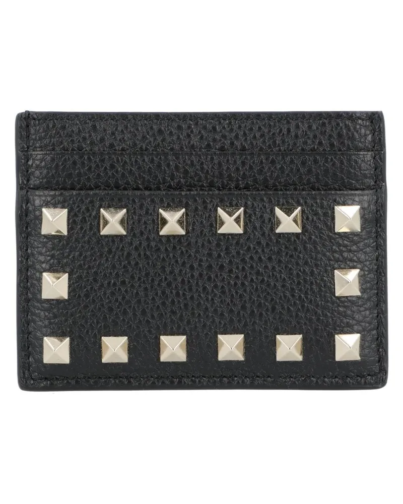 Valentino Garavani Portemonnaies "Rockstud" Card Case schwarz Schwarz