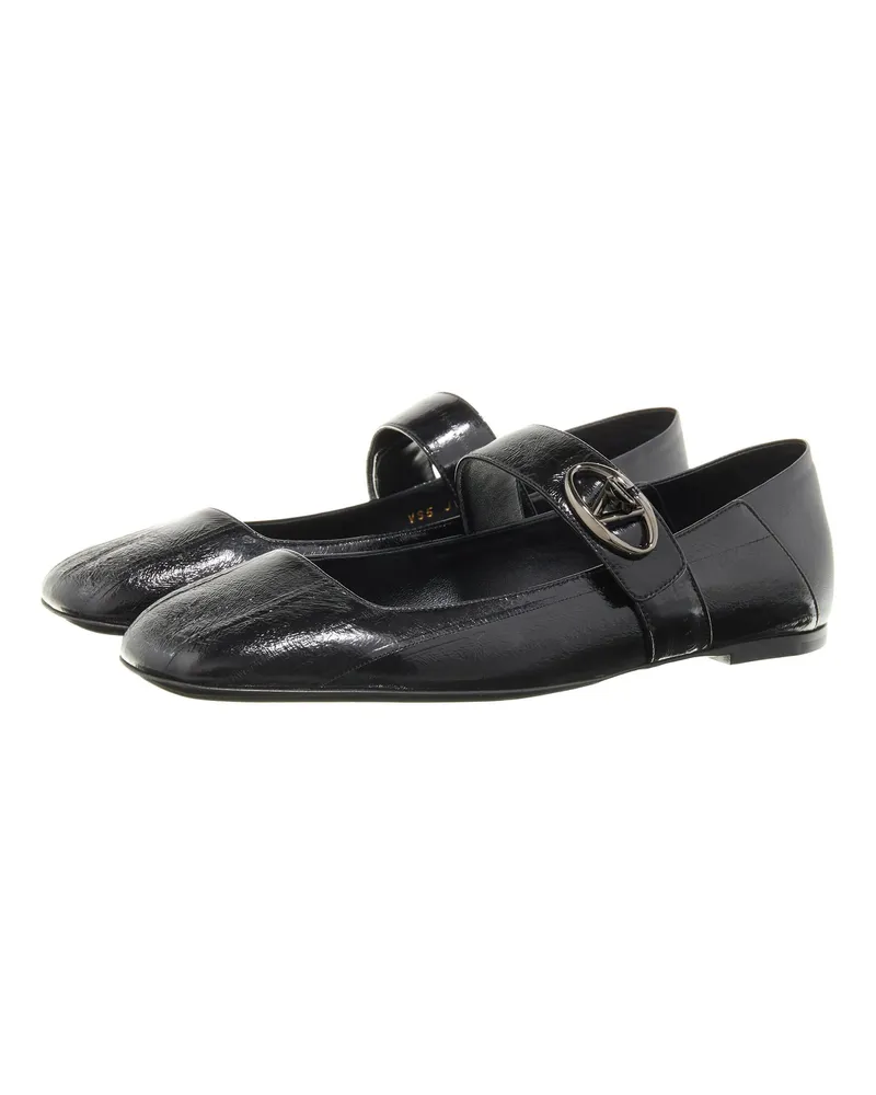 Valentino Garavani Loafer Ballerina Vlogo schwarz Schwarz