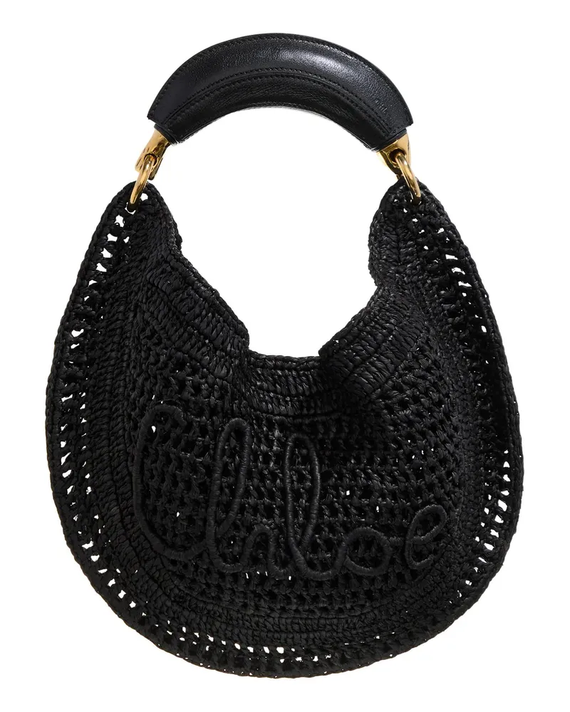 Chloé Hobo Bags Summer Banana schwarz Schwarz