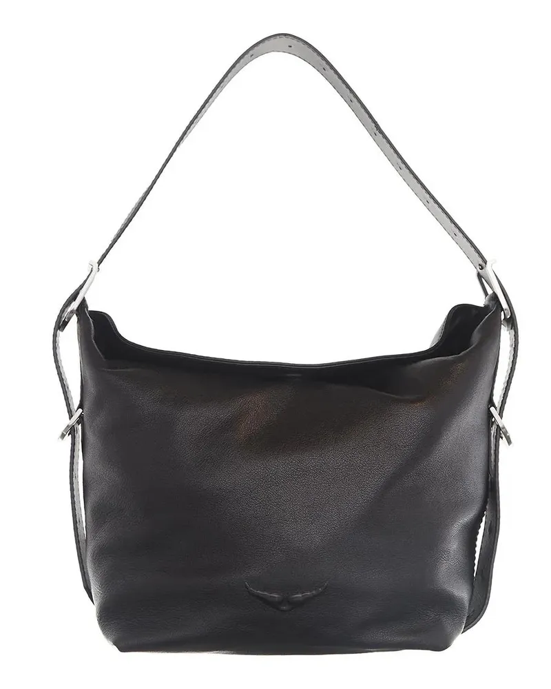 Zadig & Voltaire Crossbody Bags Jane Calfskin Leather schwarz Schwarz