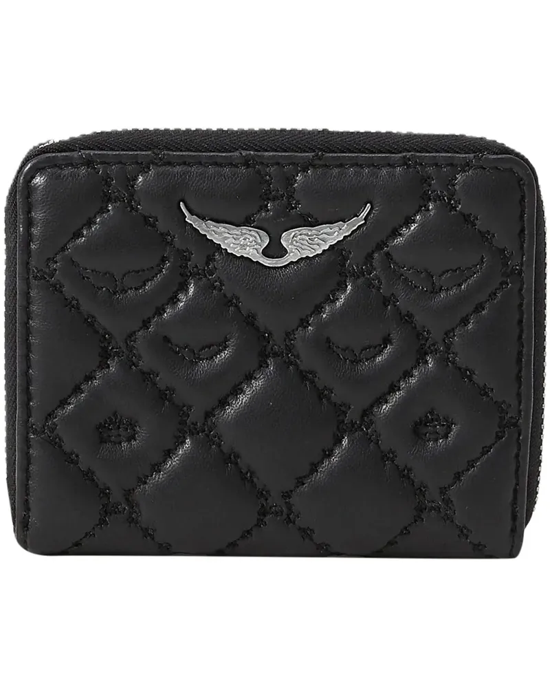 Zadig & Voltaire Portemonnaie Wallets Black schwarz Schwarz