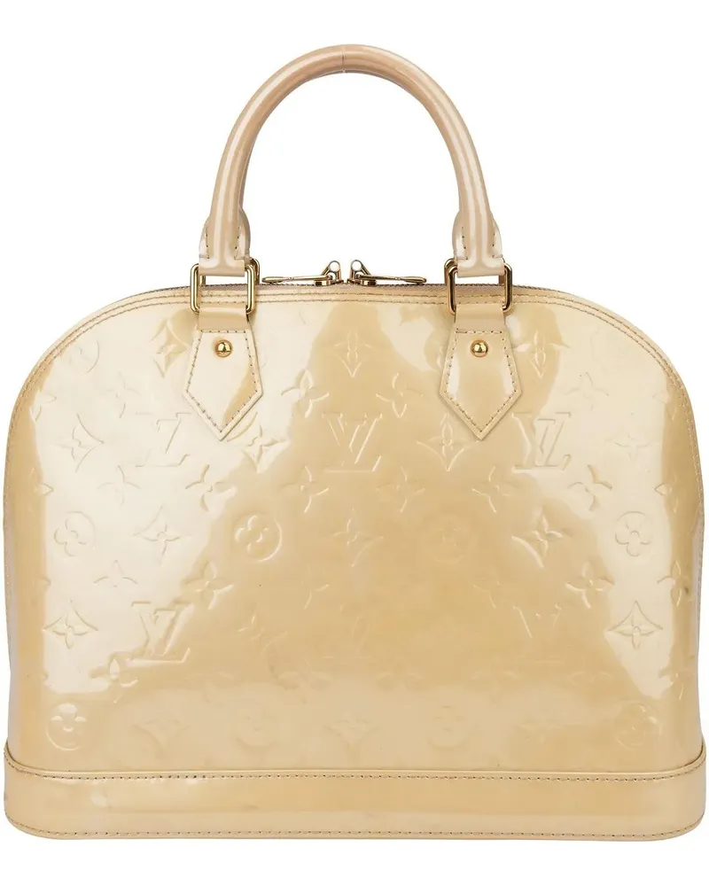 Louis Vuitton Crossbody Bags  Vernis Monogram Alma PM Handbag gelb Gelb