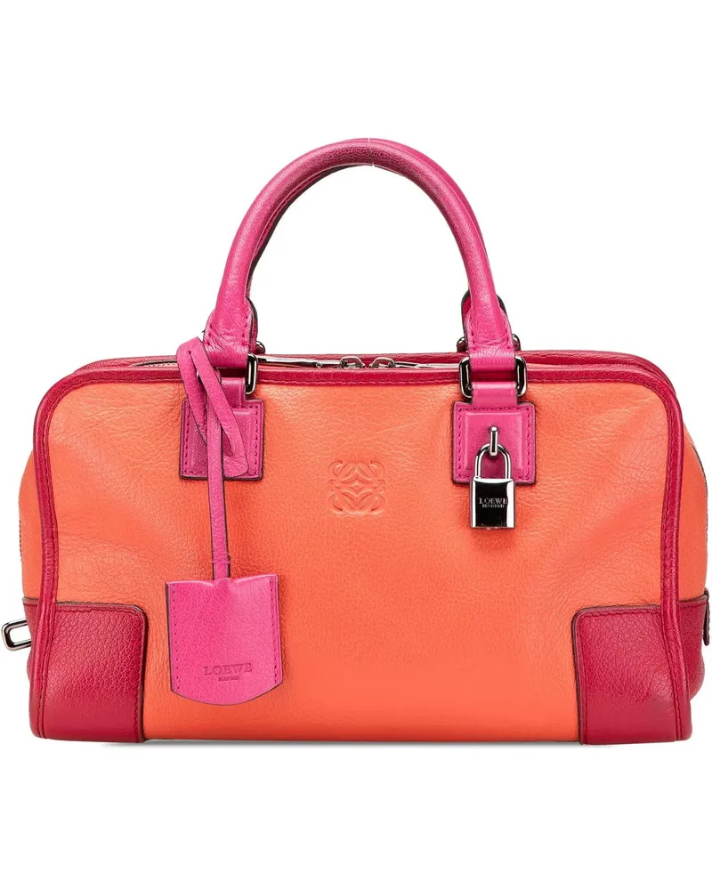 Loewe Crossbody Bags Tricolor Goatskin Amazona 28 orange Orange