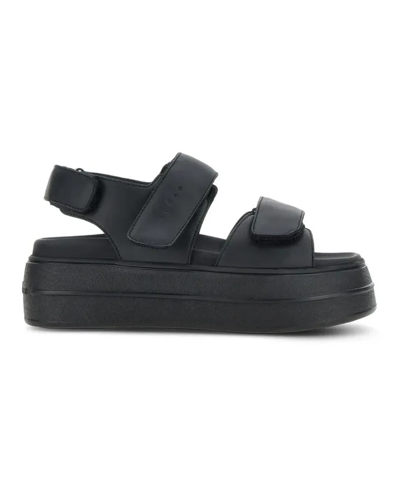 Hogan Sandalen Chunky Platform Sandals With Adjustable Straps schwarz Schwarz