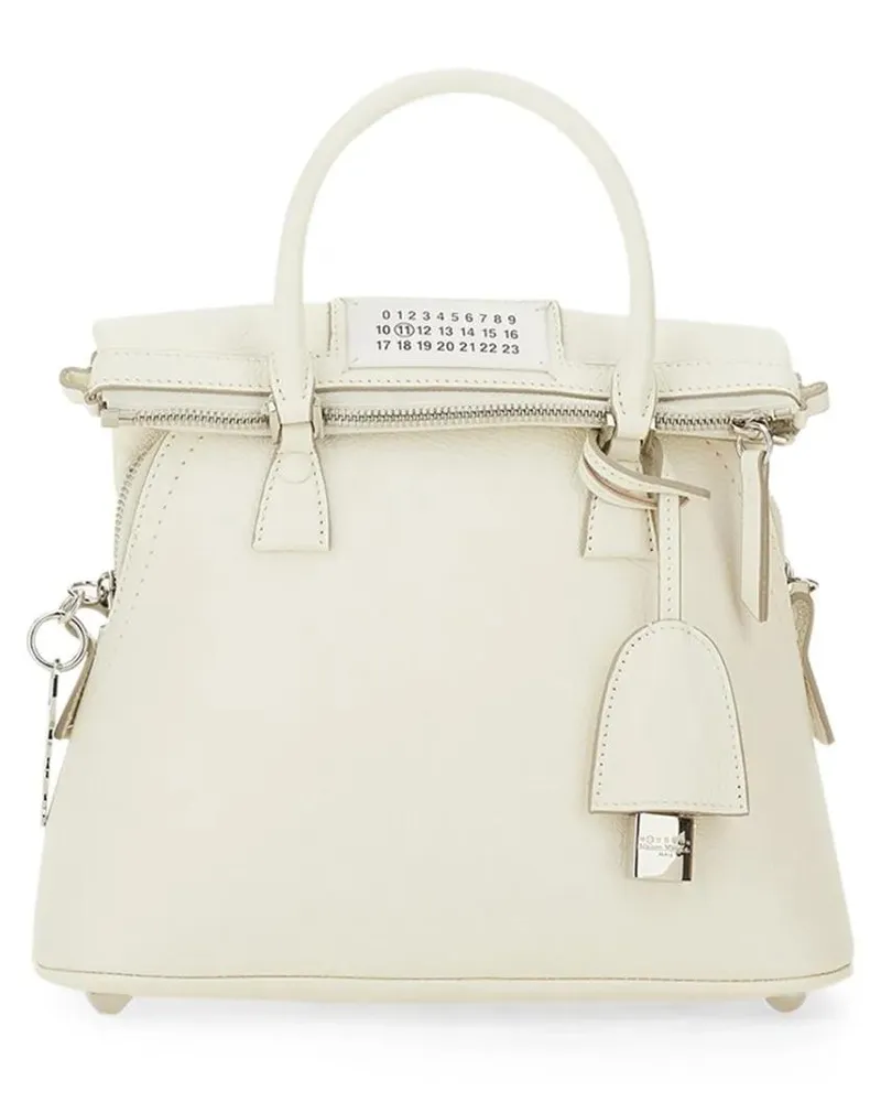 Maison Margiela Hobo Bags "5Ac Classique" Mini Bag weiß Weiß