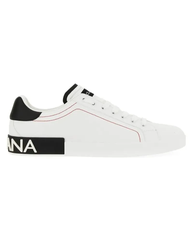 Dolce & Gabbana Low-Top Sneaker Portofino Sneaker weiß Weiß