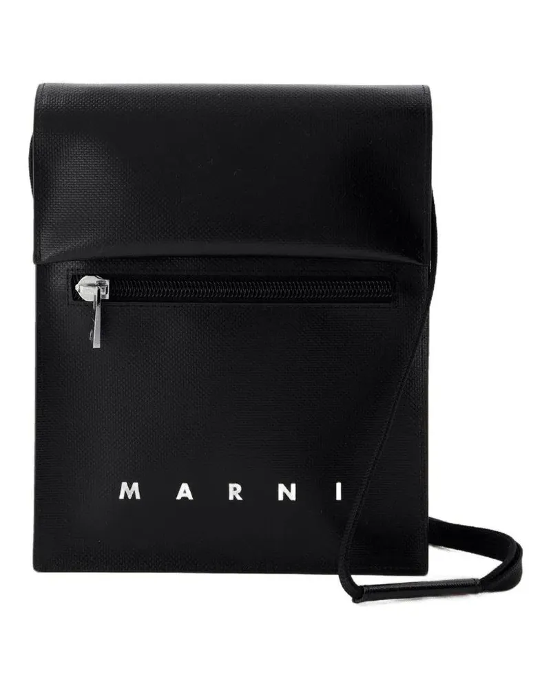 Marni Hobo Bags Pouch On Strap Crossbody - Synthetic - Black schwarz Schwarz
