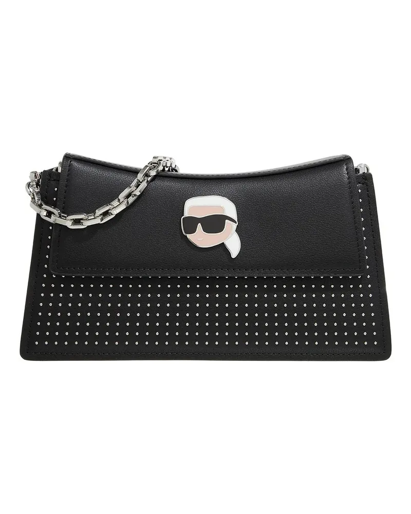 Karl Lagerfeld Crossbody Bags K/Ikonik 2.0 Leather Shb Studs schwarz Schwarz