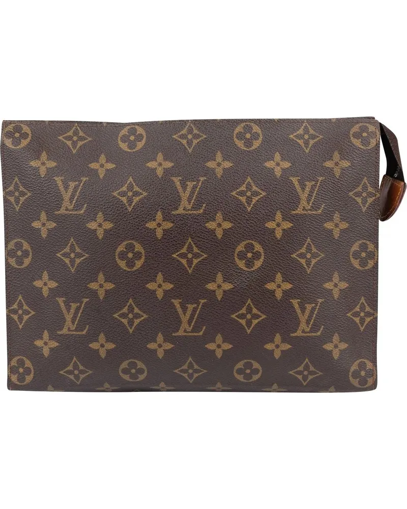 Louis Vuitton Crossbody Bags  Canvas Monogram Poche Toilette 25 Cl braun Braun