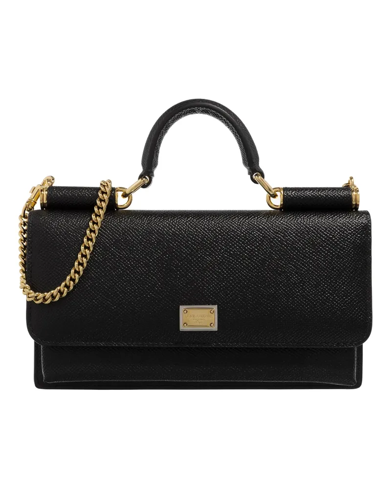 Dolce & Gabbana Handyhüllen Small Phone Bag schwarz Schwarz