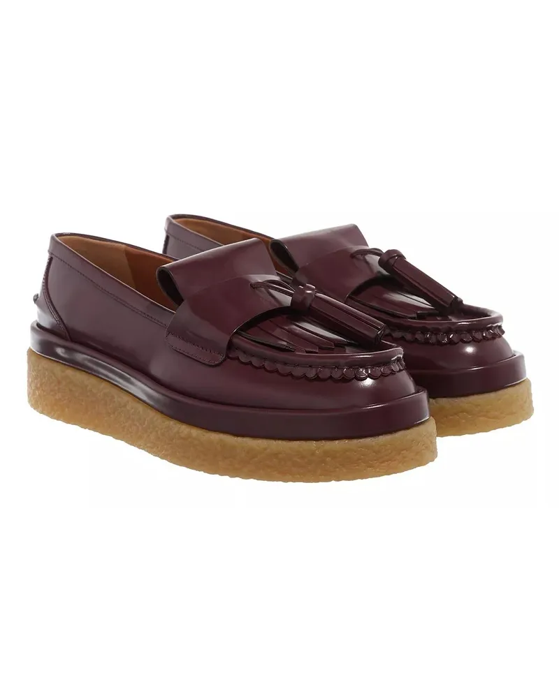 Chloé Loafer Jamie Moccasin Leather rot Rot