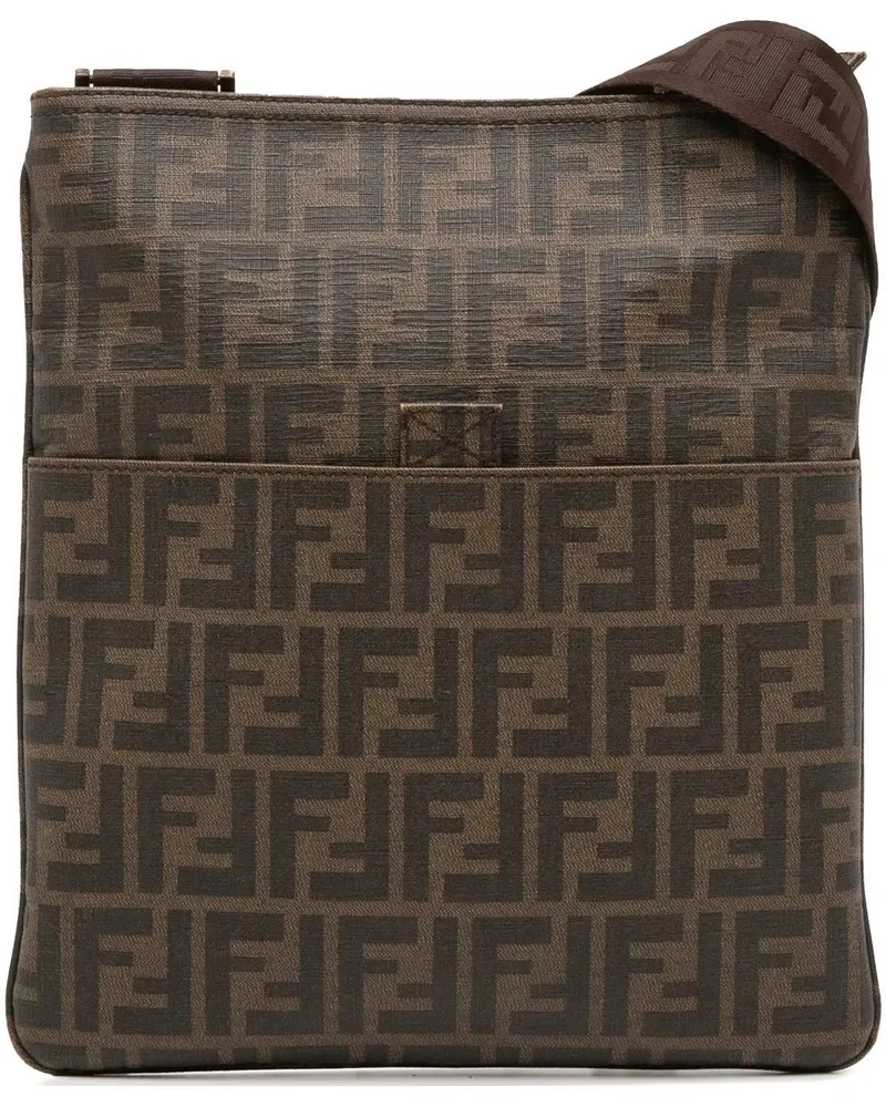 Fendi Hobo Bags Zucca Spalmati Crossbody braun Braun