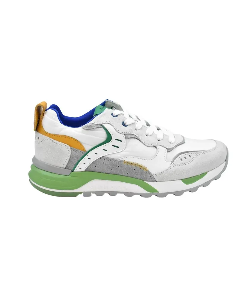 Voile Blanche Low-Top Sneaker Blue Green Ochre Suede Blend Sneakers bunt Bunt