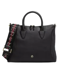 Aigner Satchel Bag Zita Medium Schwarz