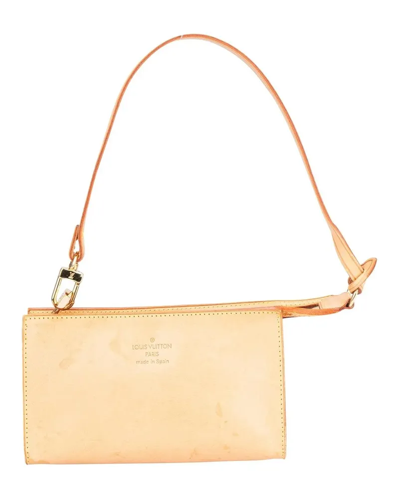 Louis Vuitton Crossbody Bags  Vachetta Leather Micro Pochette Acce bunt Bunt