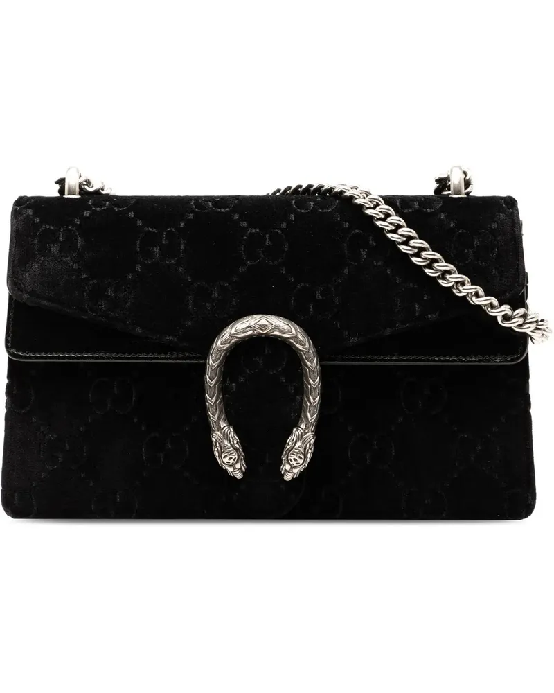 Gucci Hobo Bags Small Velvet Dionysus Shoulder Bag schwarz Schwarz