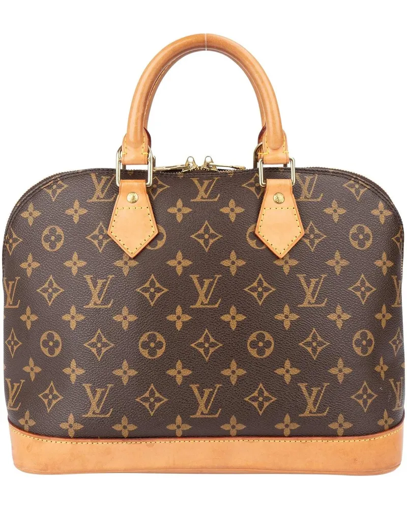 Louis Vuitton Crossbody Bags  Canvas Monogram Alma PM Handbag braun Braun